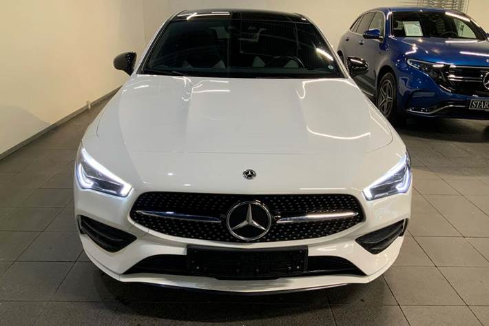 Hvid Mercedes CLA250 e fra 2021