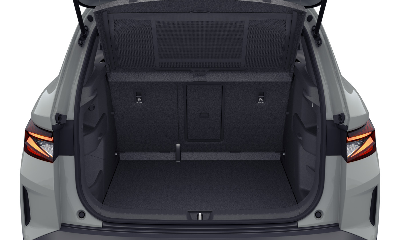 Grå Skoda Elroq fra 2026