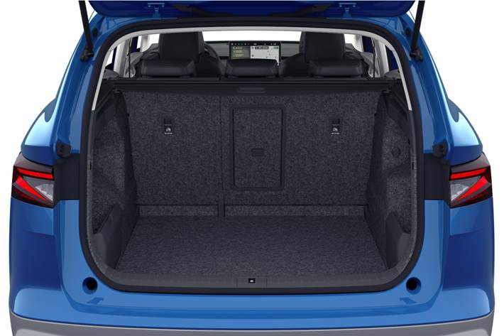 Blå Skoda Enyaq fra 2026