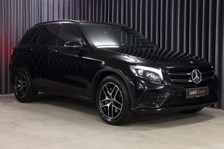Sort Mercedes GLC220 d fra 2019