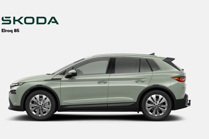 Grøn Skoda Elroq fra 2025