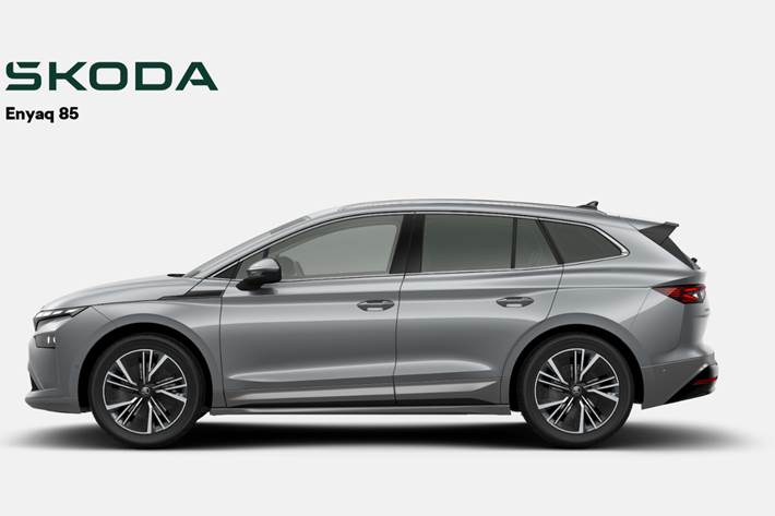 Sølv Skoda Enyaq fra 2026
