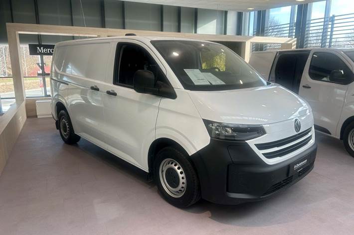 Hvid VW e-Transporter fra 2025