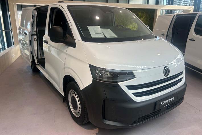Hvid VW e-Transporter fra 2025