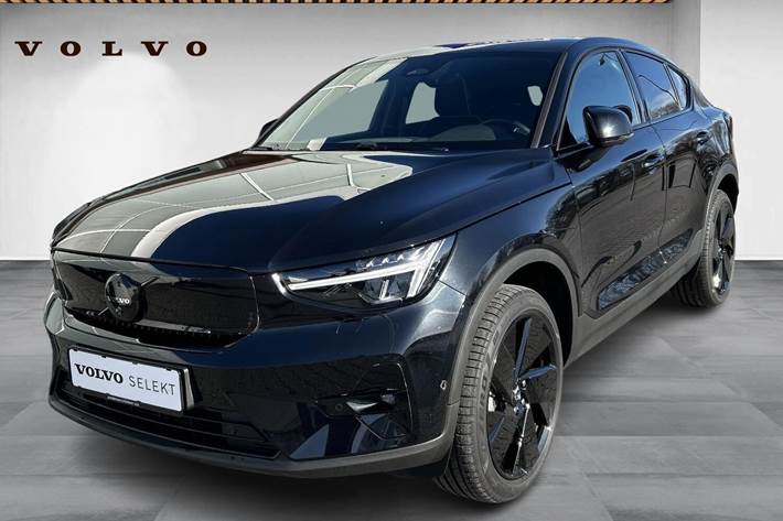 Sort Volvo EC40 fra 2025 set udefra