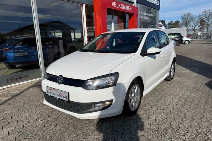 Hvid VW Polo fra 2014