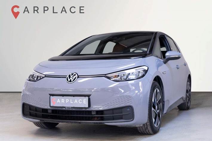 Grå VW ID.3 fra 2023 set udefra