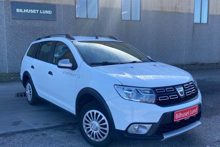 Hvid Dacia Logan fra 2019