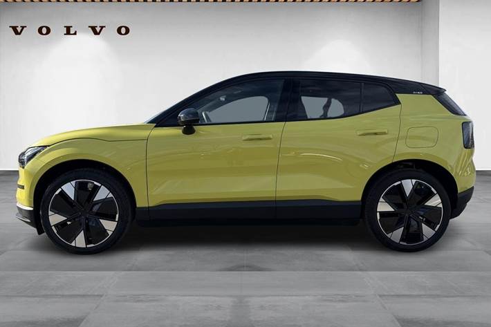 Gul Volvo EX30 fra 2024
