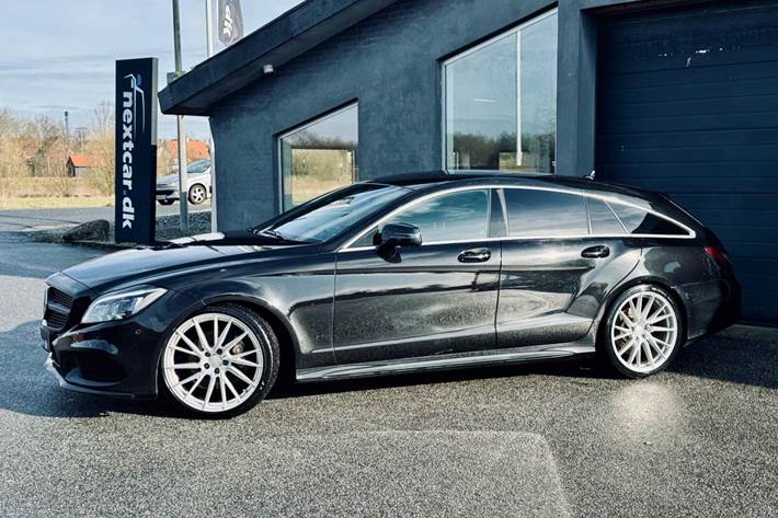 Sort Mercedes CLS350 d fra 2015