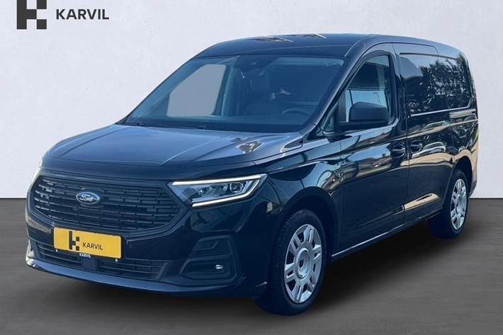 Sort Ford Transit Connect fra 2026 set udefra