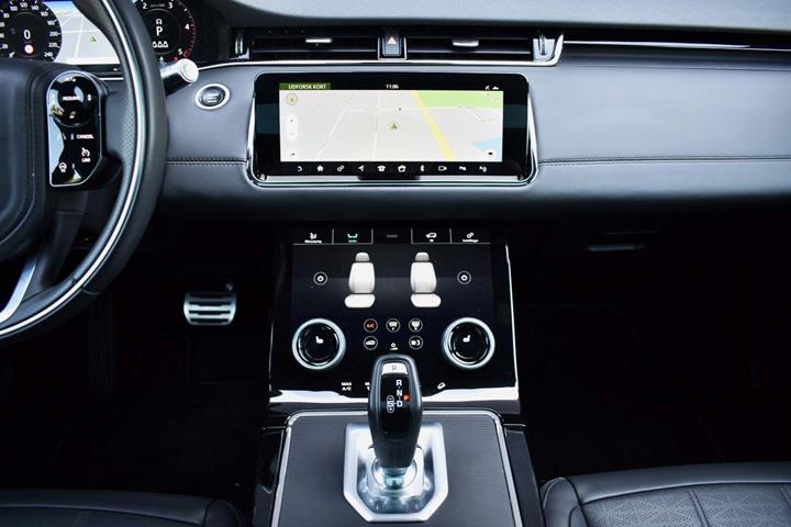 Grå Land Rover Range Rover evoque fra 2019