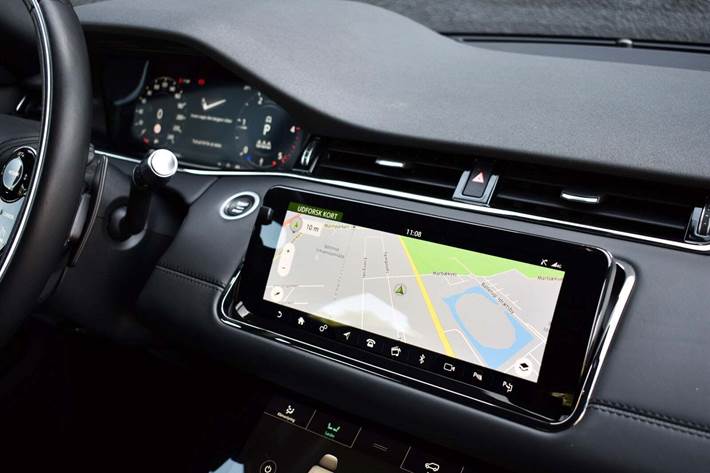 Grå Land Rover Range Rover evoque fra 2019