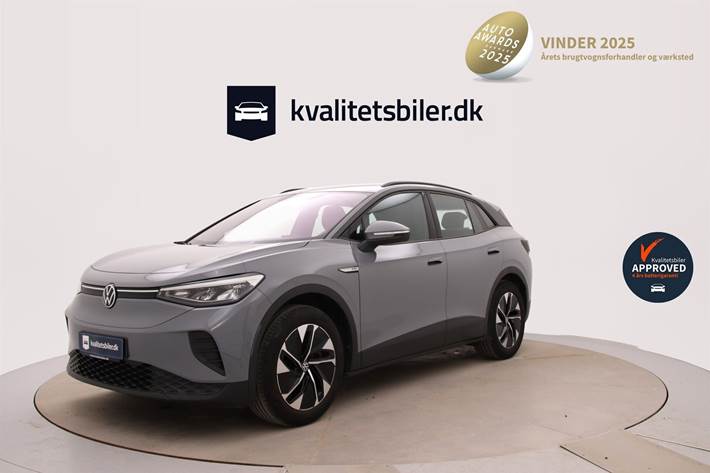 Grå VW ID.4 fra 2022 set udefra