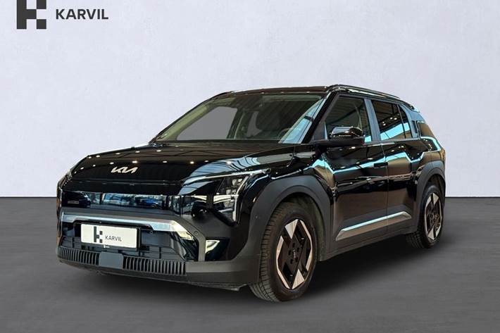 Sort Kia EV3 fra 2025 set udefra