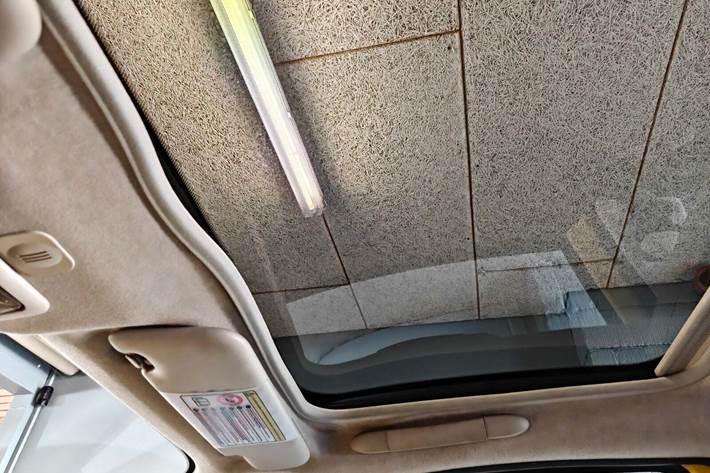 Gul Fiat 500 fra 2008