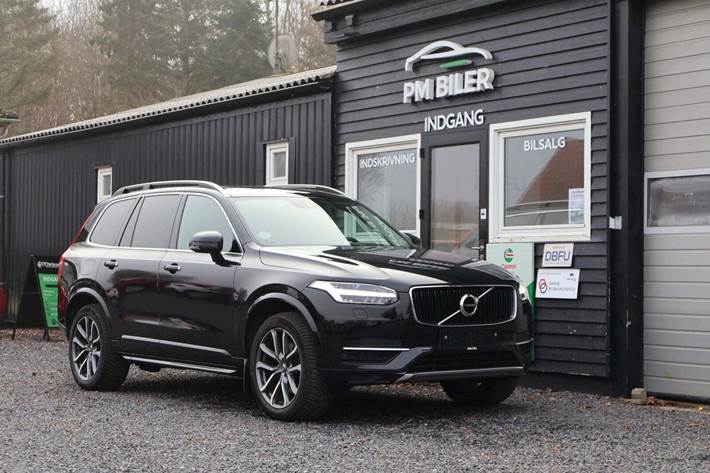 Sort Volvo XC90 fra 2017 set udefra