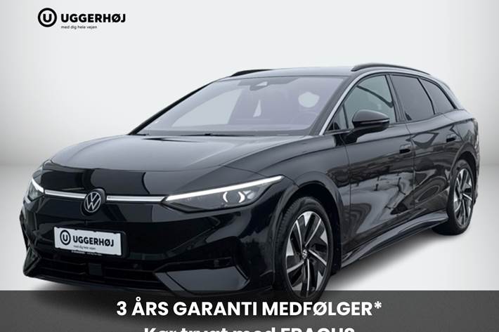 Sort VW ID.7 fra 2025 set udefra