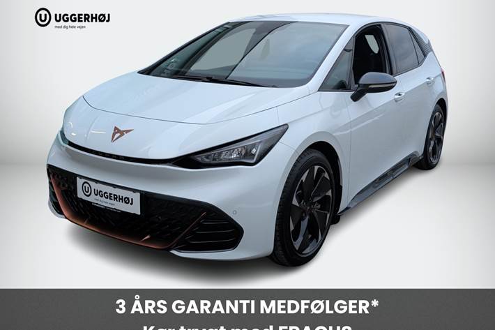 Hvid Cupra Born fra 2025 set udefra