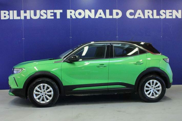 Grøn Opel Mokka-e fra 2023