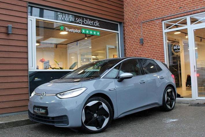Grå VW ID.3 fra 2020