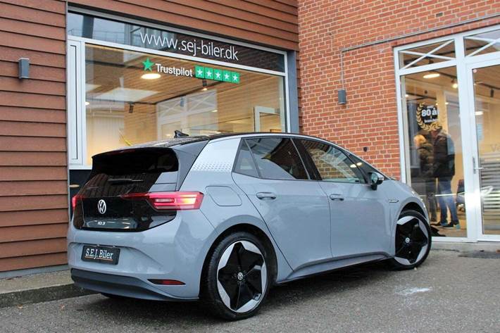 Grå VW ID.3 fra 2020