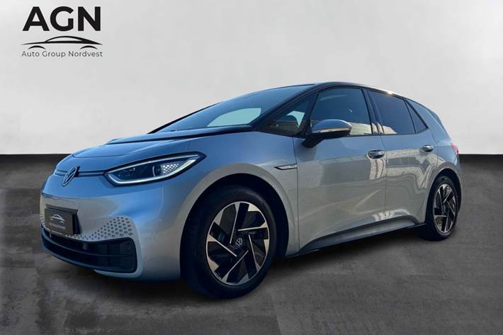 Sort VW ID.3 fra 2021 set udefra