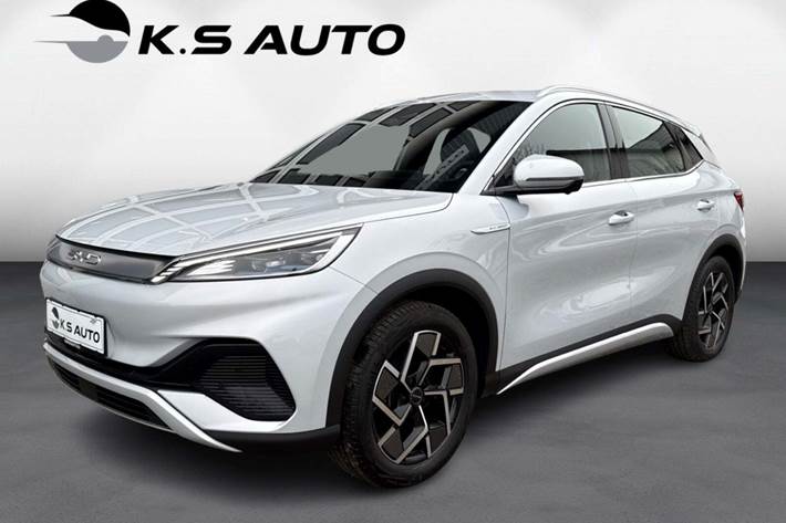Sølv BYD Atto 3 fra 2024 set udefra