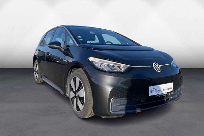 Grå VW ID.3 fra 2021 set udefra