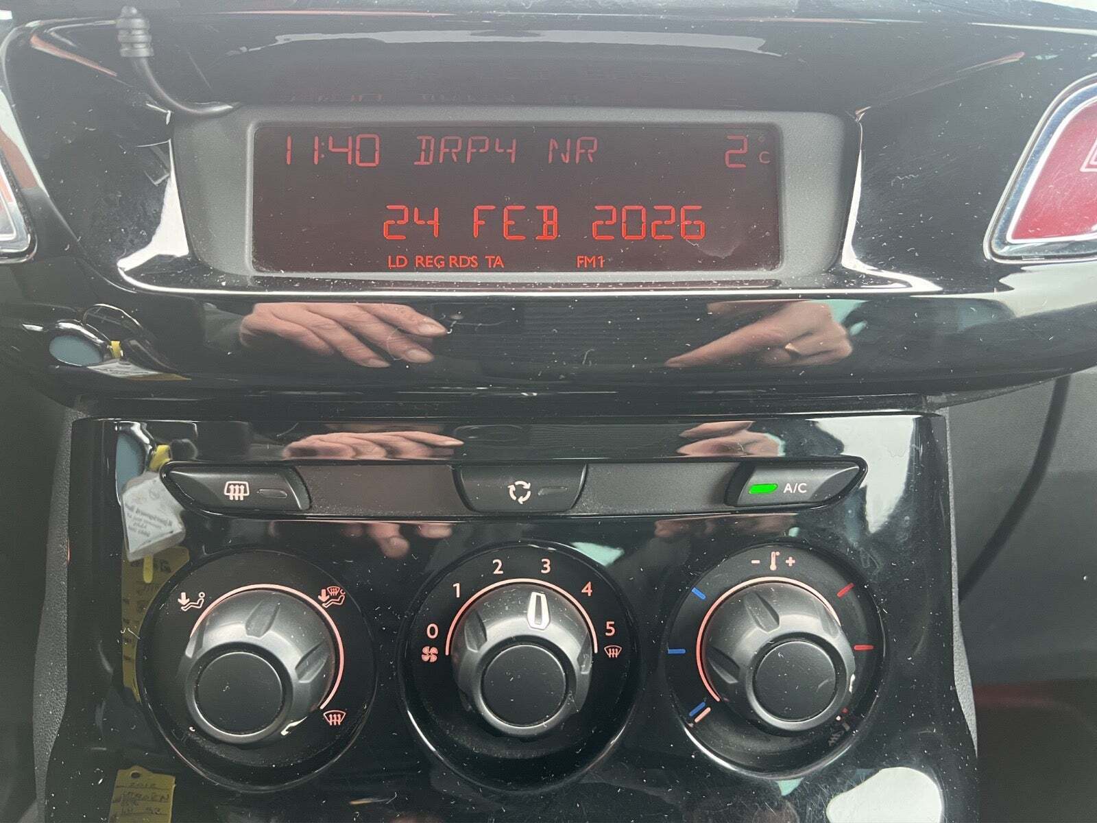 Blå Citroën DS3 fra 2012