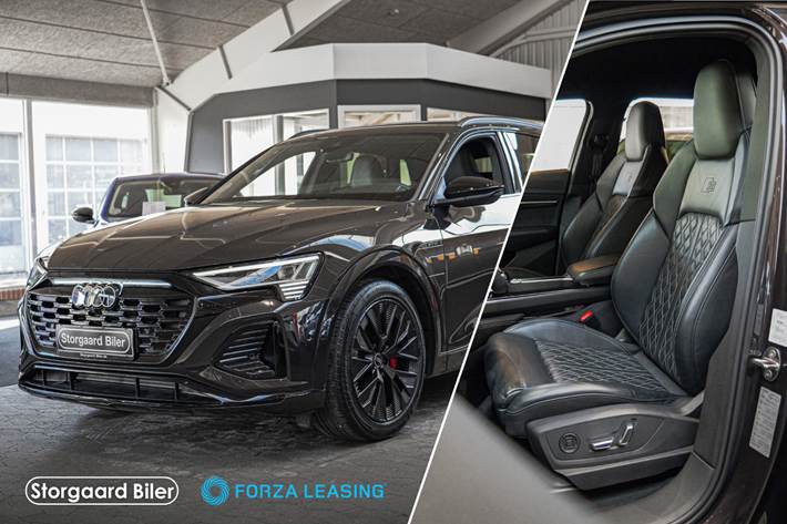 Brun Audi Q8 e-tron fra 2024