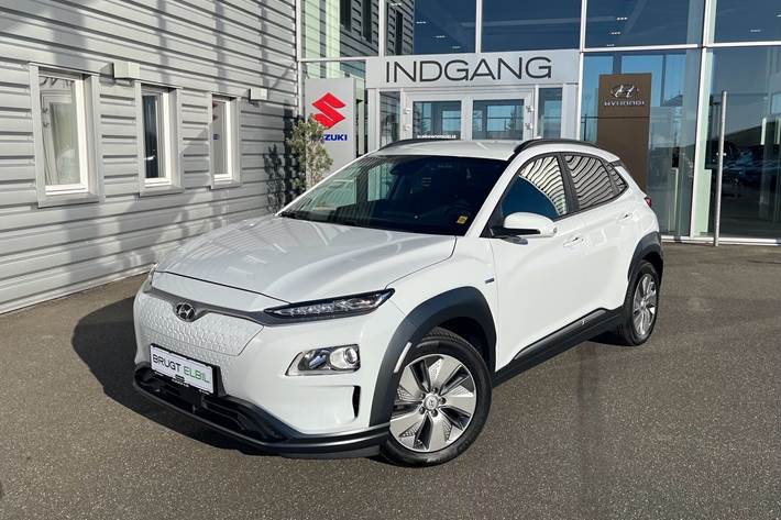Hvid Hyundai Kona fra 2020