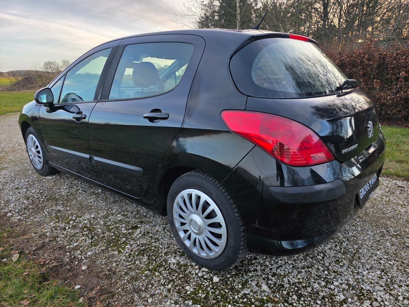 Brun Peugeot 308 fra 2009