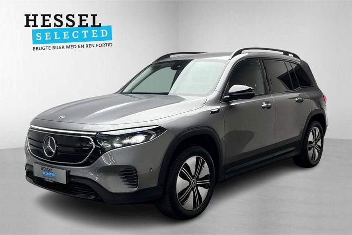 Grå Mercedes EQB250 fra 2022 set udefra