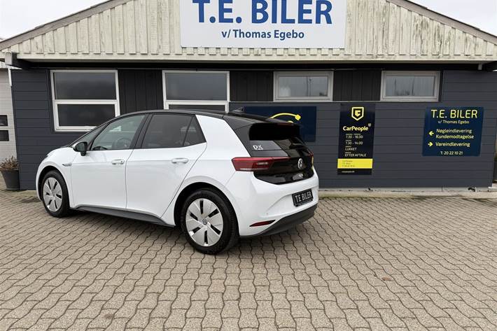 Hvid VW ID.3 fra 2021