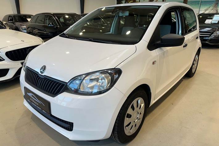 Hvid Skoda Citigo fra 2015