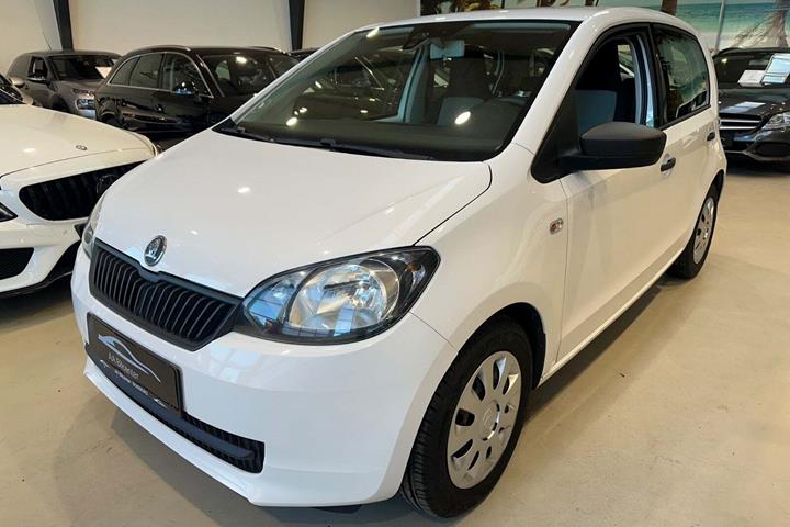 Hvid Skoda Citigo fra 2015