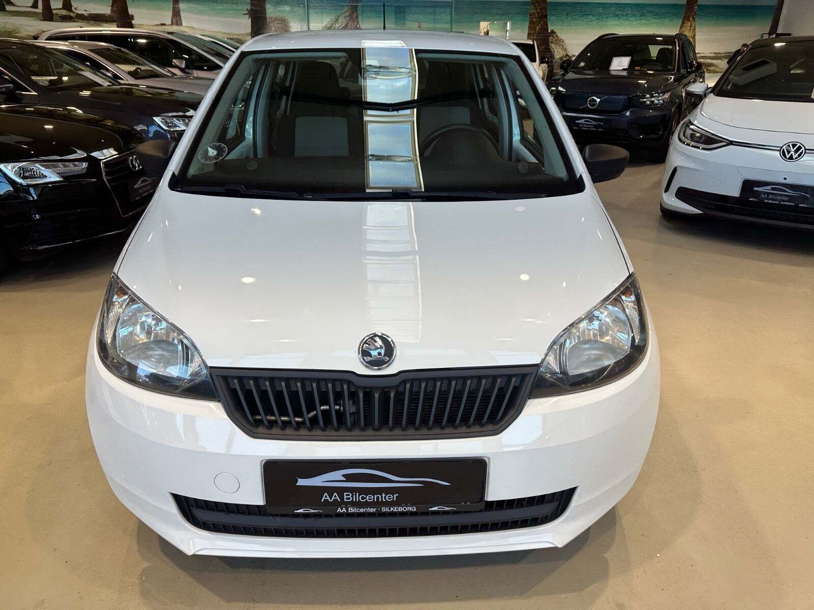 Hvid Skoda Citigo fra 2015