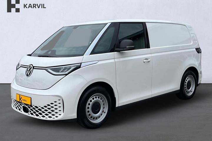 Hvid VW ID.Buzz fra 2025 set udefra