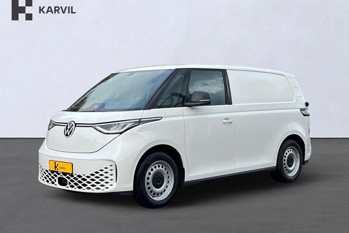 Hvid VW ID.Buzz fra 2025 set udefra