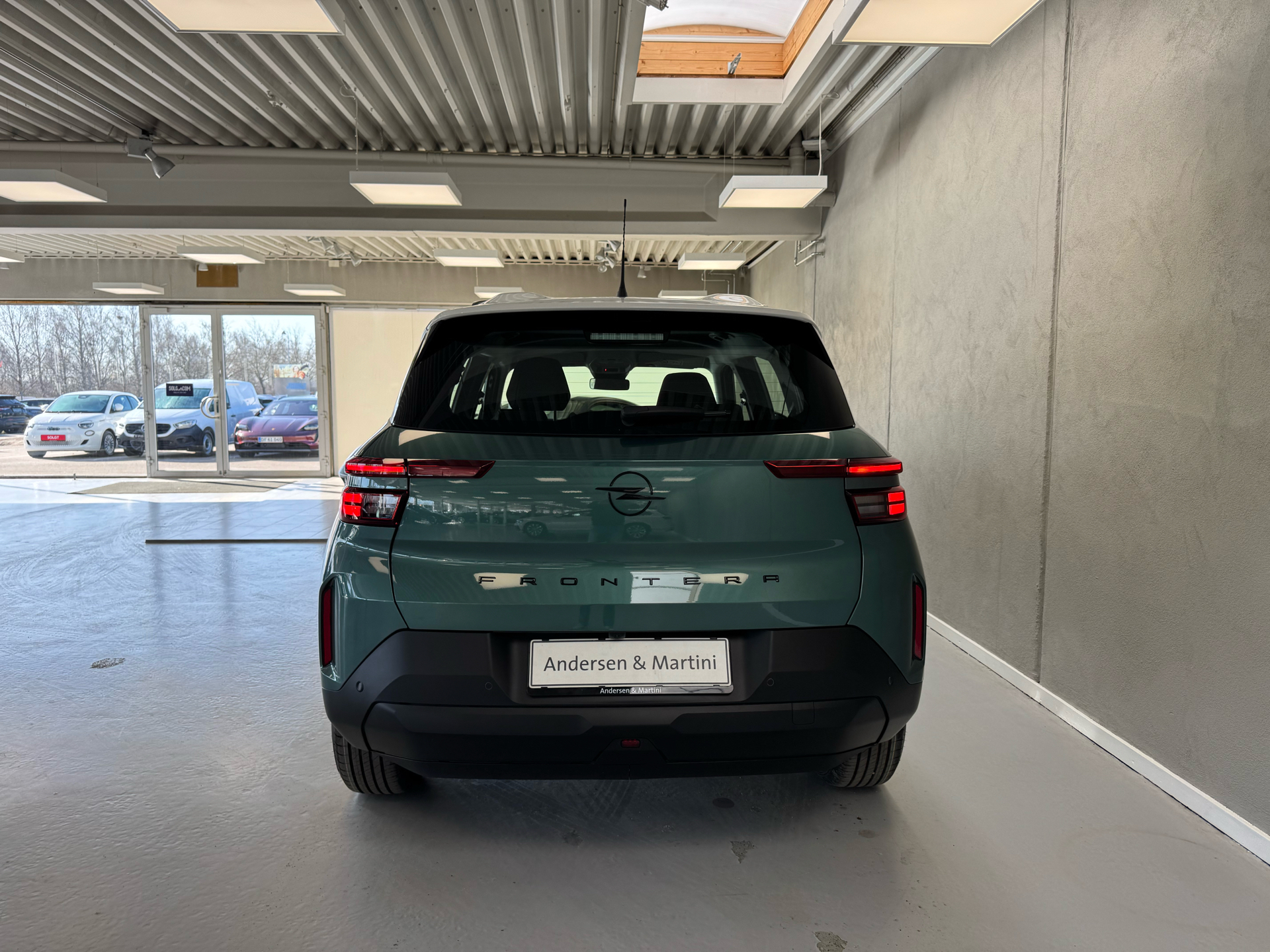 Grøn Opel Frontera fra 2025