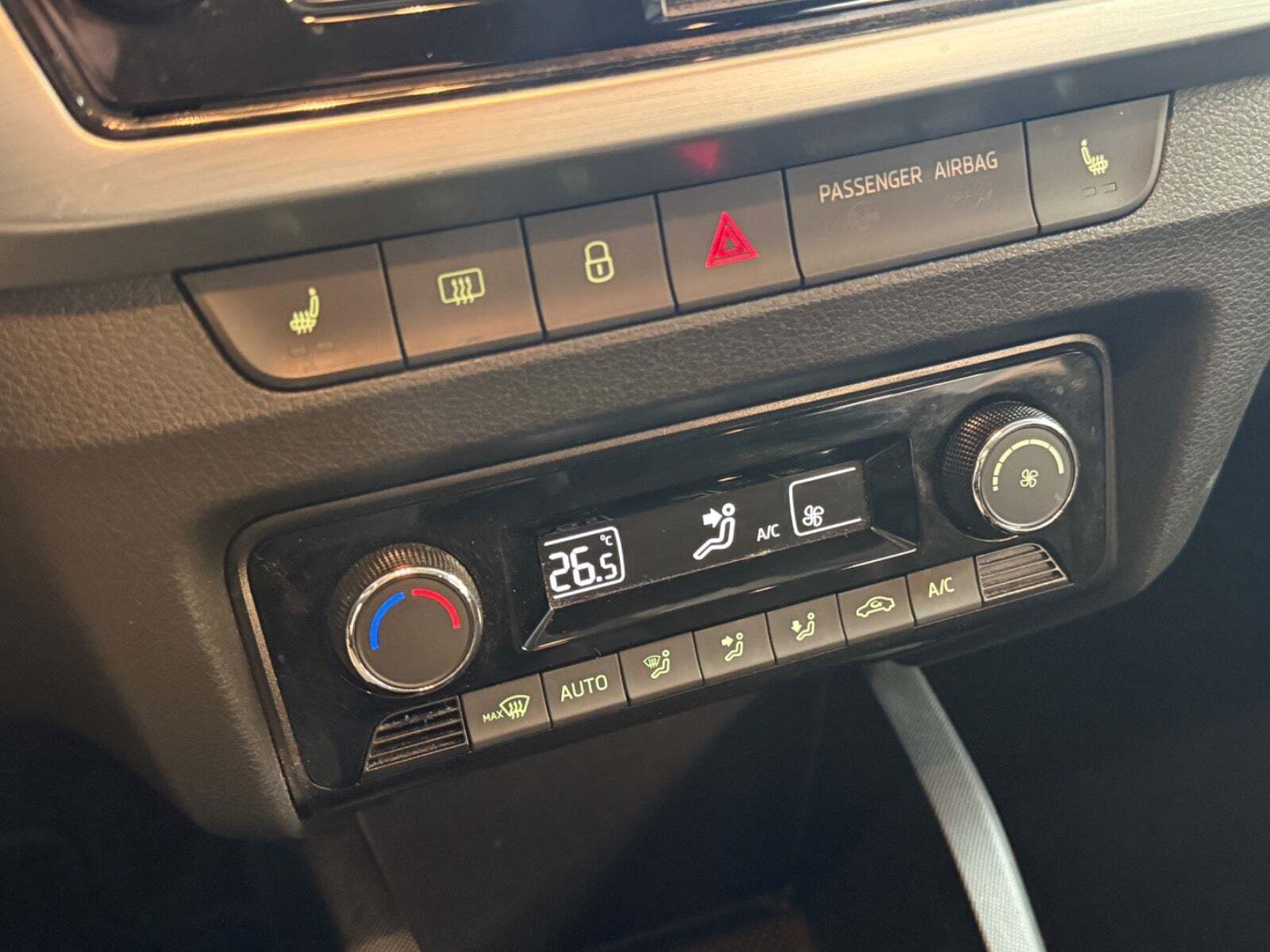 Hvid Skoda Fabia fra 2019