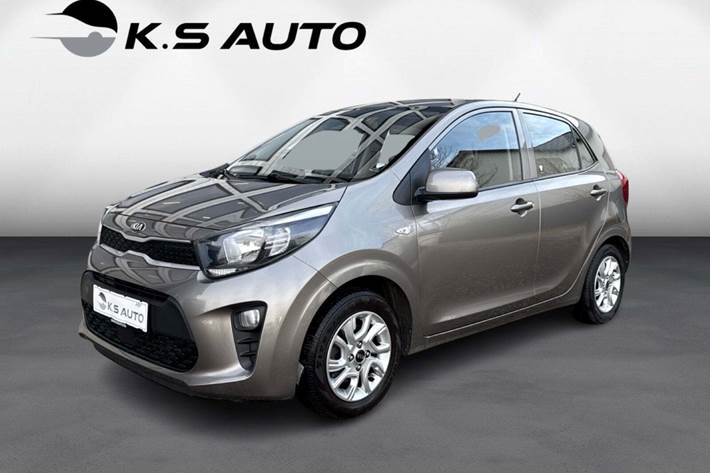 Grå Kia Picanto fra 2020 set udefra