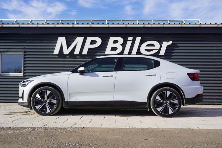 Hvid Polestar 2 fra 2023