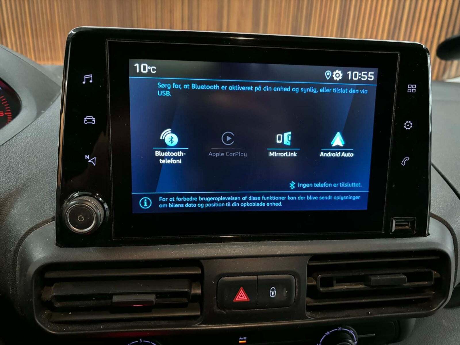 Sort Peugeot Partner fra 2019