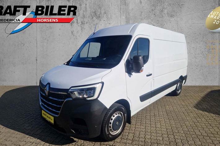 Hvid Renault Master IV T33 fra 2019 set udefra