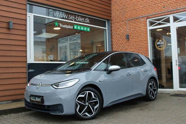 Grå VW ID.3 fra 2020
