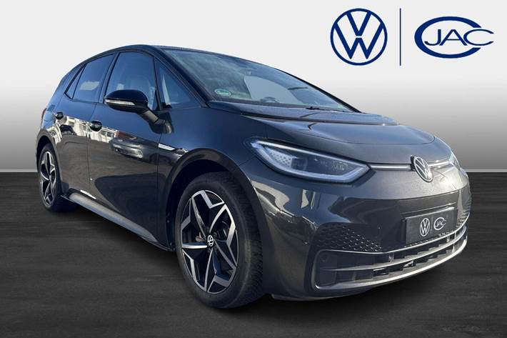 Grå VW ID.3 fra 2022 set udefra