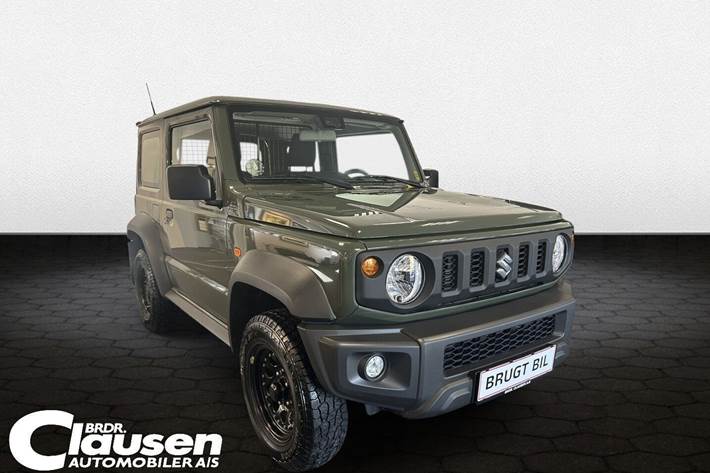 Grøn Suzuki Jimny fra 2022 set udefra