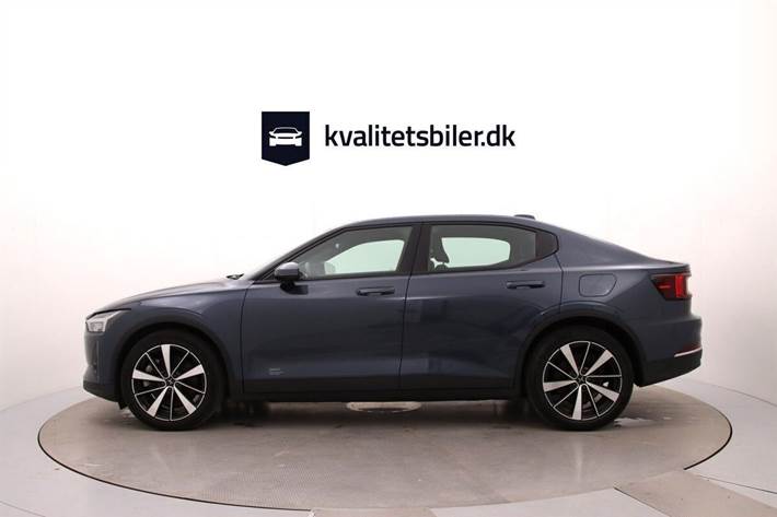 Blå Polestar 2 fra 2022